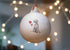 Weimaraner Ceramic Round Bauble
